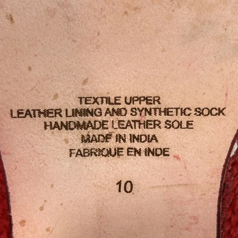 Jeffrey Campbell Marrakesh Ankle Boots Knit Southwestern Aztec Red White Shoe 10